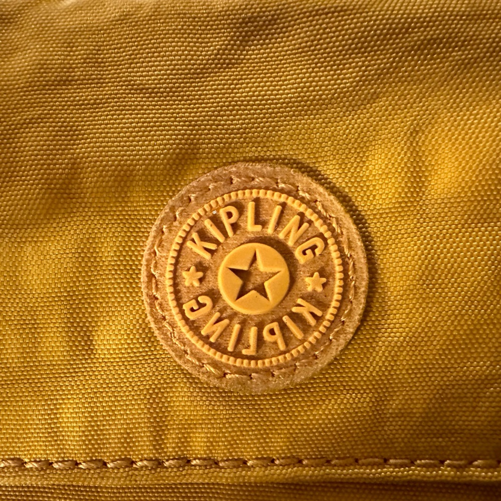 New Mustard Kipling Medium Organizer Wallet